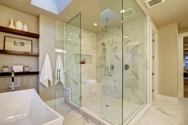 Elegant Tile Work in Shower